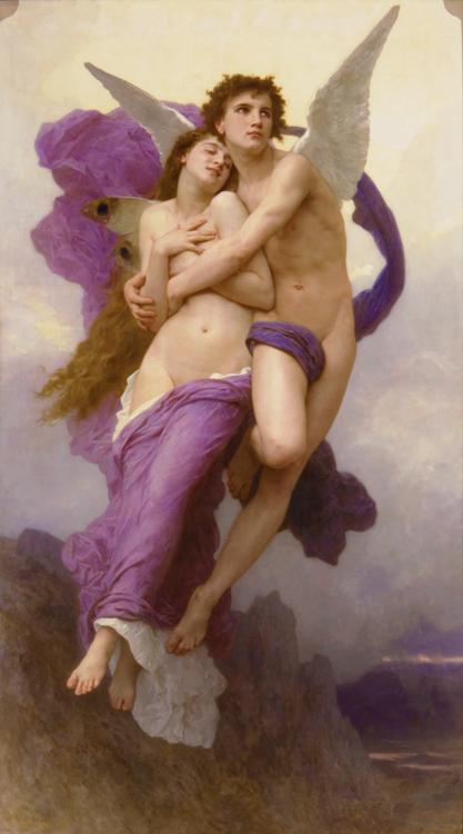 Adolphe William Bouguereau Le ravissement de Psyche (mk26)